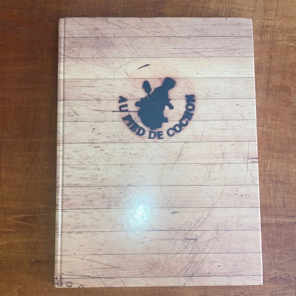 Wood-Patterned Recipe Notebook - Beige - Picture 1 of 15